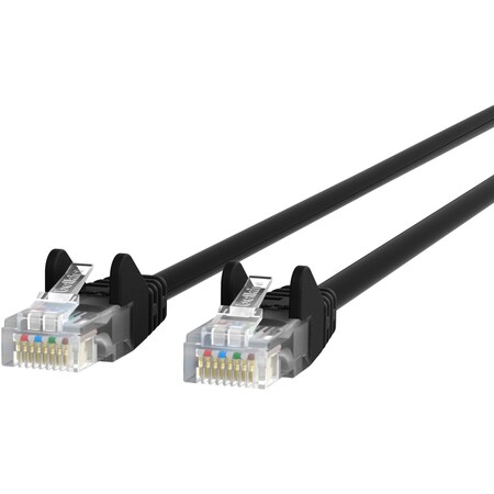 Belkin 3Ft Cat6 Snagless Patch Cable, Utp, Black Pvc Jacket, 23Awg, 50 A3L980B03-BLK-S